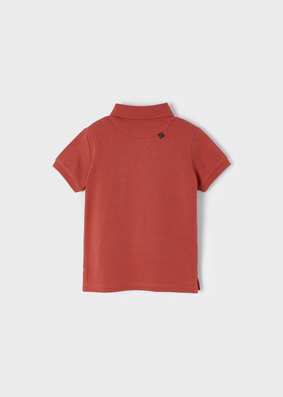 Mayoral - Kurzarm Polo Shirt Print - Terracotta