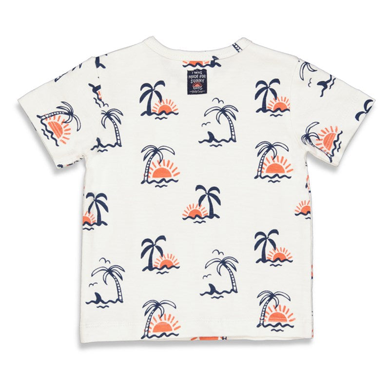 Feetje - T-Shirt AOP - Sun Chasers - Offwhite