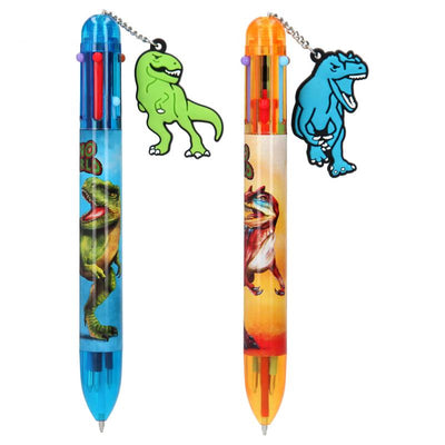 Depesche - Dino World Kugelschreiber mit 6 Tintenfarben