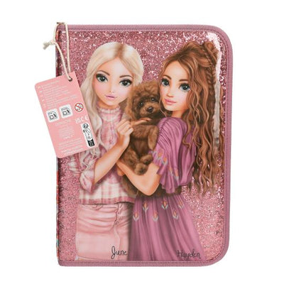 TOPModel Große Federtasche FLORAL