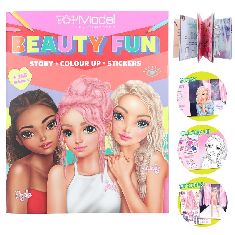 Depesche-TOPMODEL Malbuch BEAUTY FUN