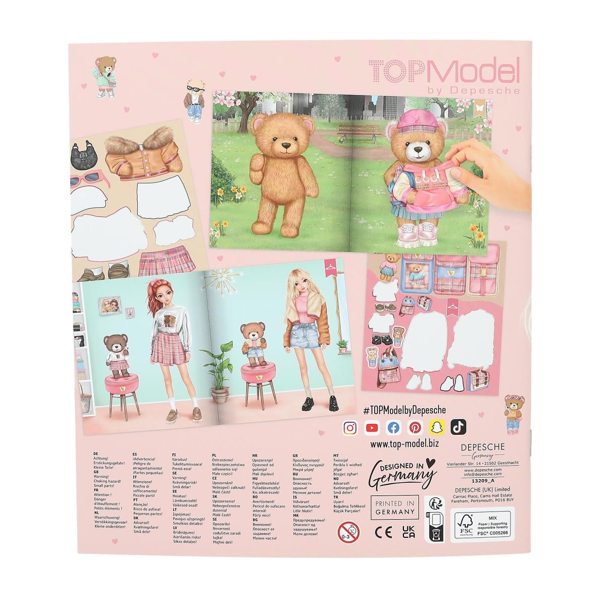 Depesche-TOPModel Stickerworld TEAM TEDDY