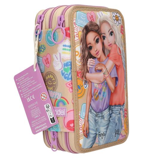 TOPModel 3 Fach Federtasche GIRL POWER