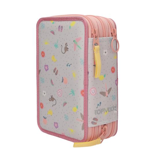 TOPModel 3 Fach Federtasche JUICY