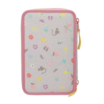 TOPModel 3 Fach Federtasche JUICY