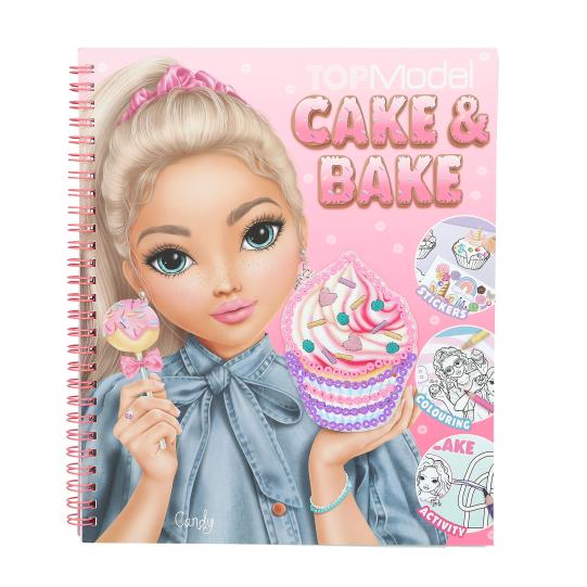 TOPModel Cake & Bake Malbuch mit Pailletten
