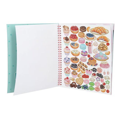 TOPModel Cake & Bake Malbuch mit Pailletten