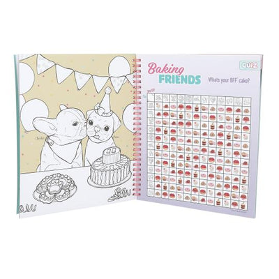 TOPModel Cake & Bake Malbuch mit Pailletten