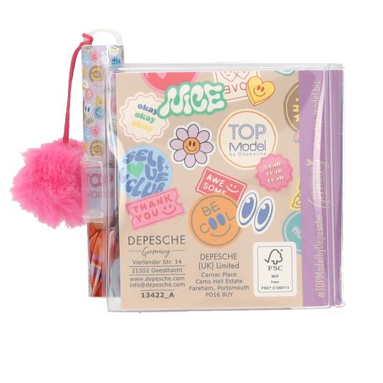 TOPModel Mini Notizbuch mit Kugelschreiber GIRL POWER