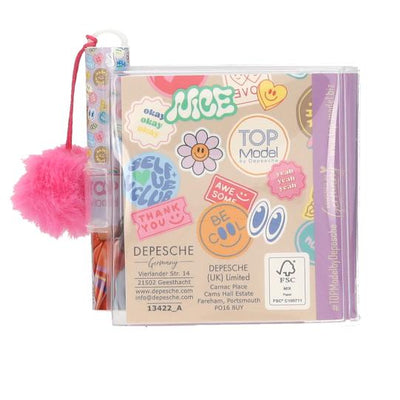 TOPModel Mini Notizbuch mit Kugelschreiber GIRL POWER