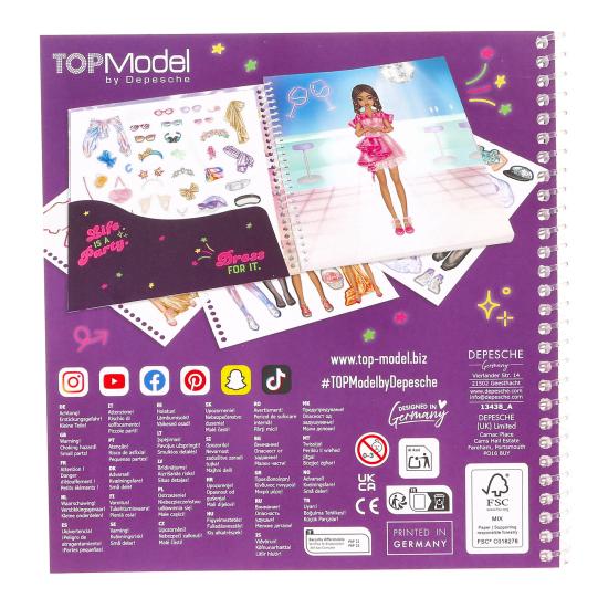 Depesche - TOPModel Dress Me Up Stickerbuch Party