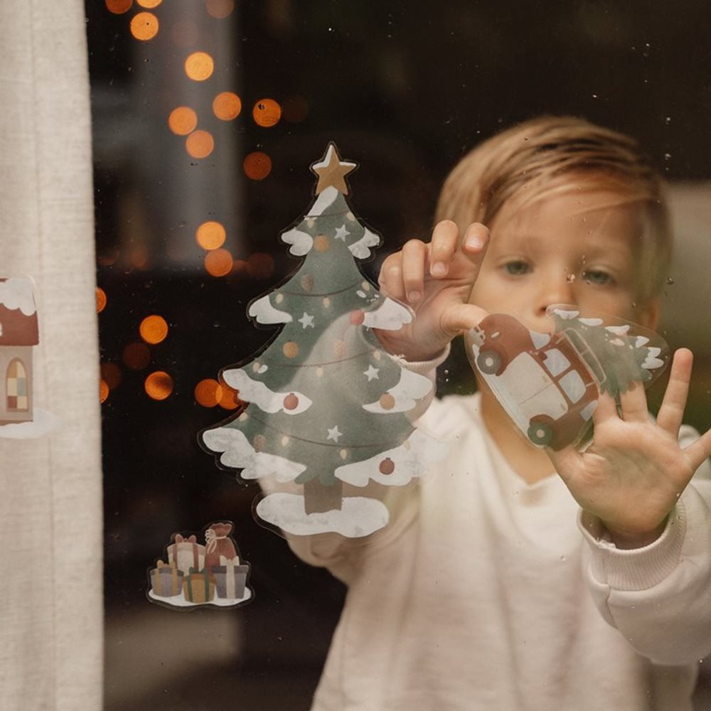 Fensteraufkleber Weihnachten