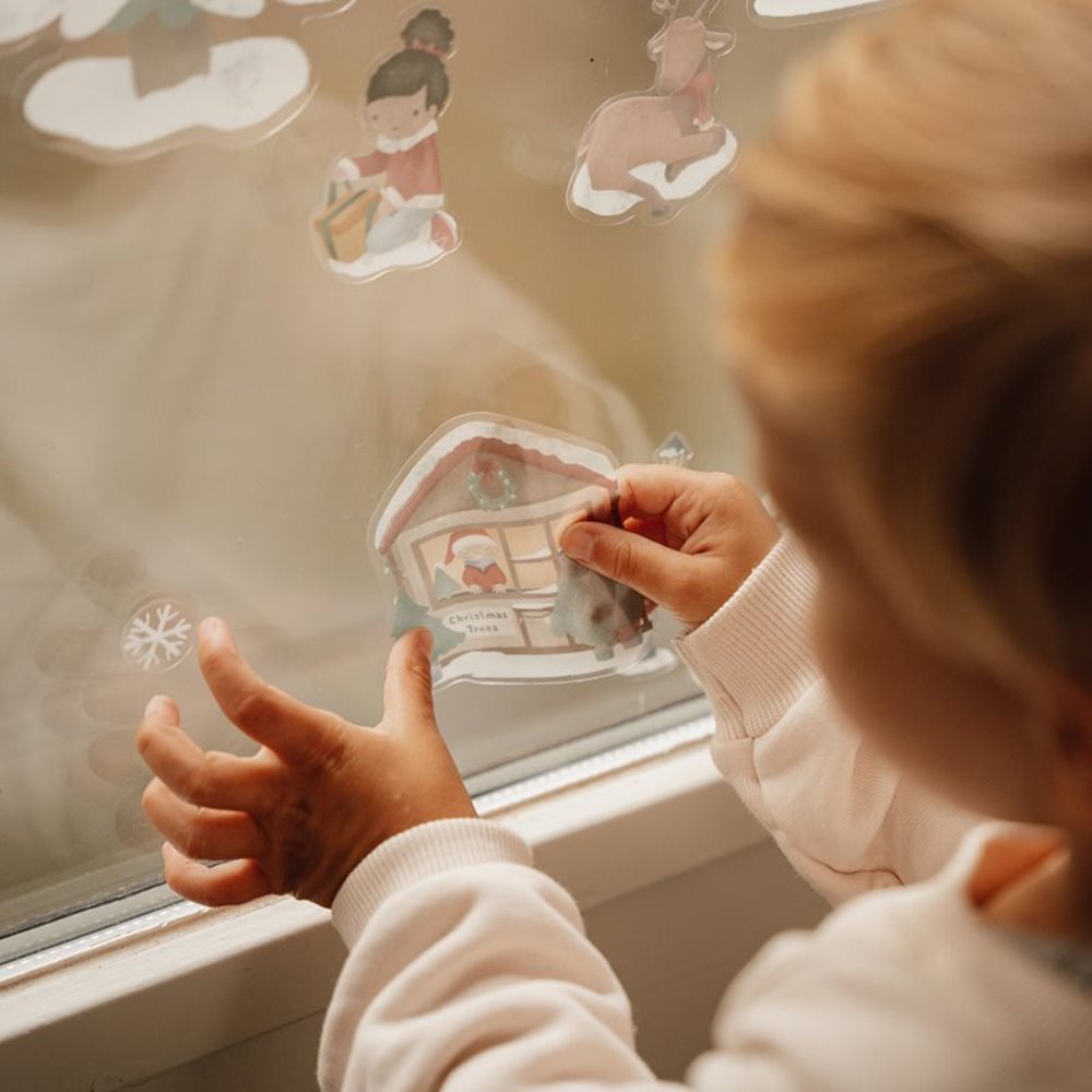 Fensteraufkleber Weihnachten