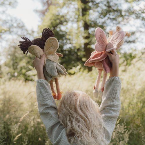 litlle dutrch- Fee Evi - Rosa - Fairy Garden