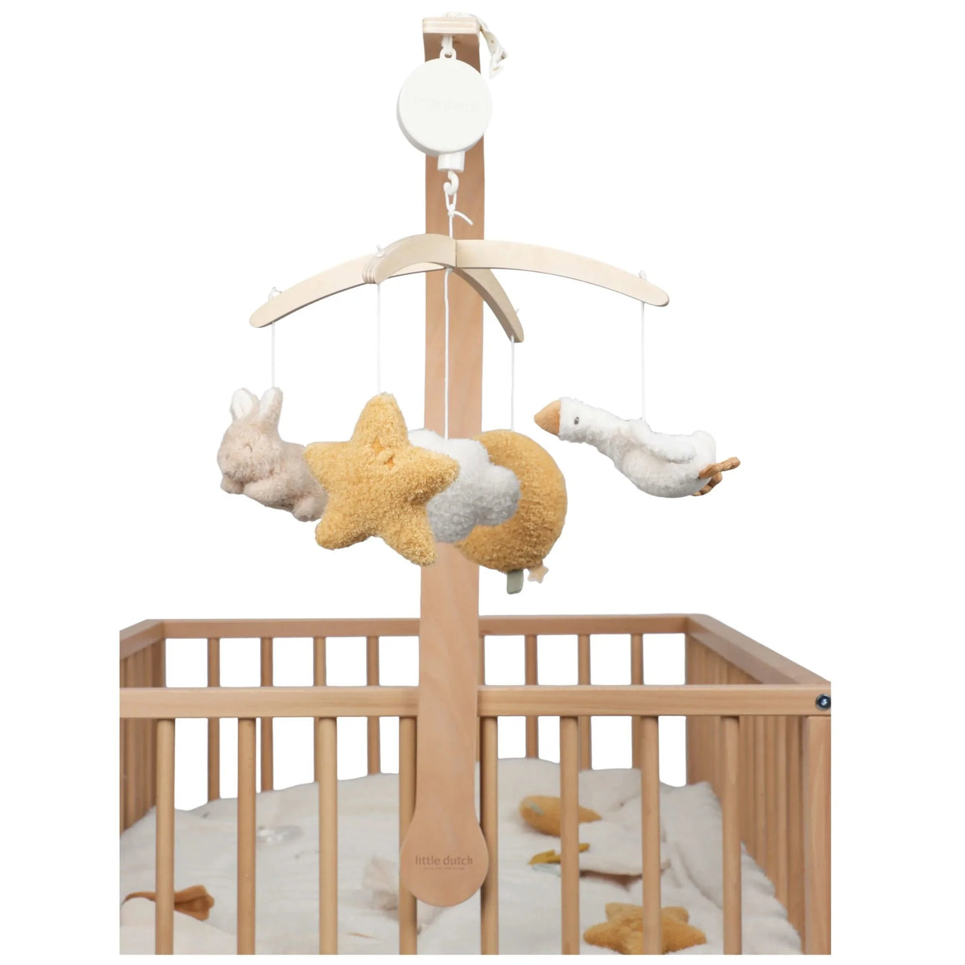Holz Mobile  - Beige - Newborn Naturals