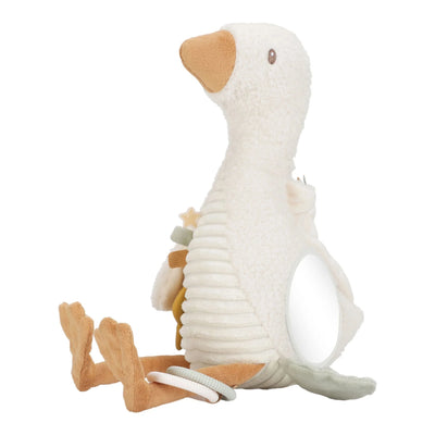 Aktivitäten-Kuscheltier Gans - Weiß - Kleine Gans