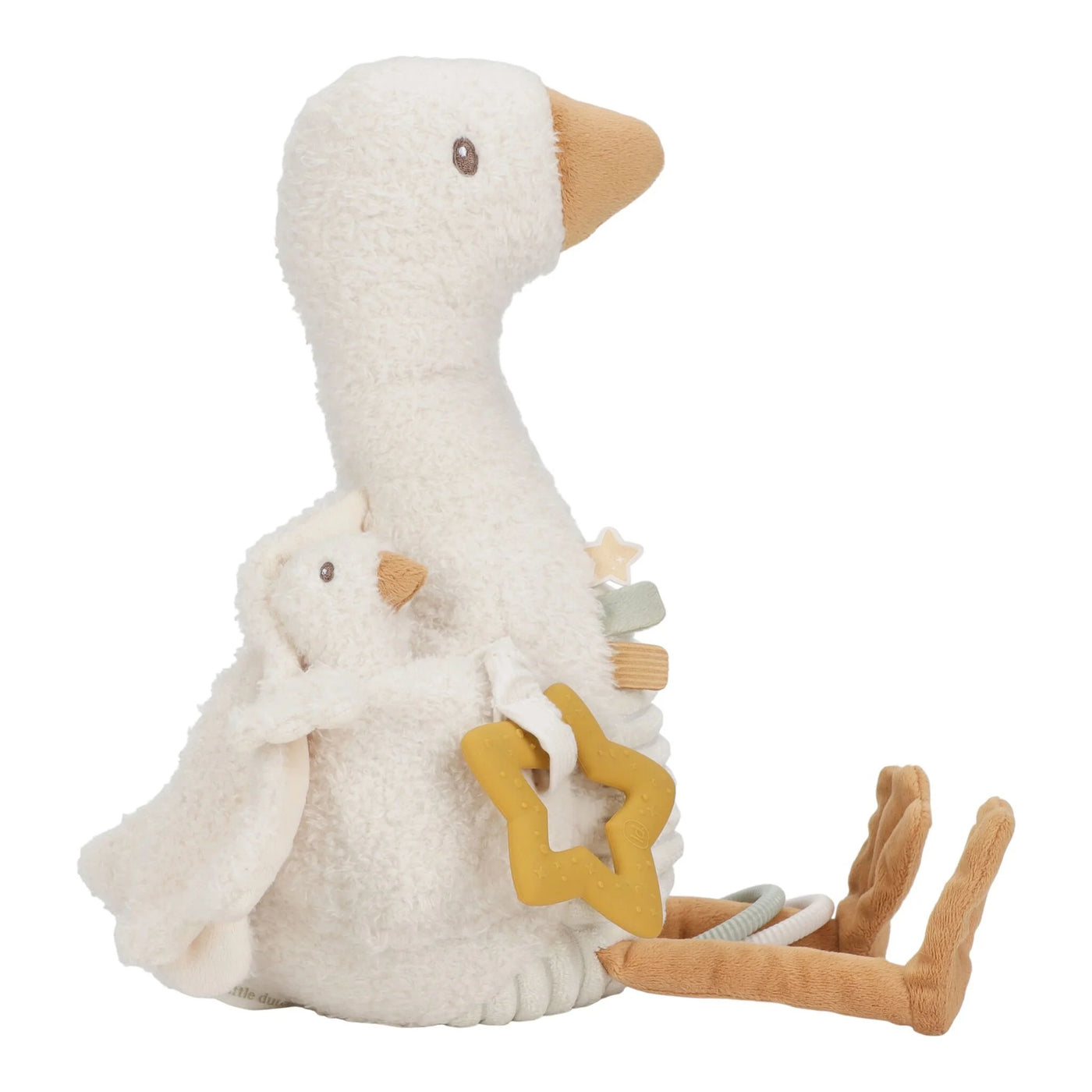Aktivitäten-Kuscheltier Gans - Weiß - Kleine Gans