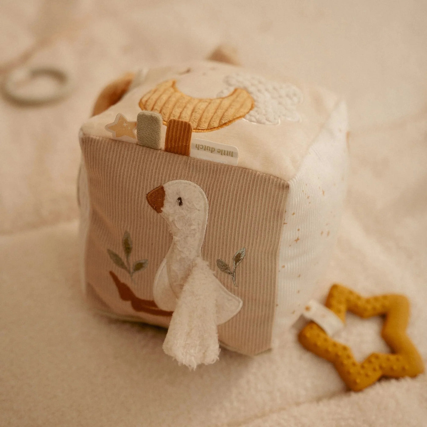 Aktivitätswürfel - Beige - Newborn Naturals