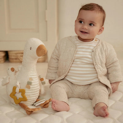 Aktivitäten-Kuscheltier Gans - Weiß - Kleine Gans