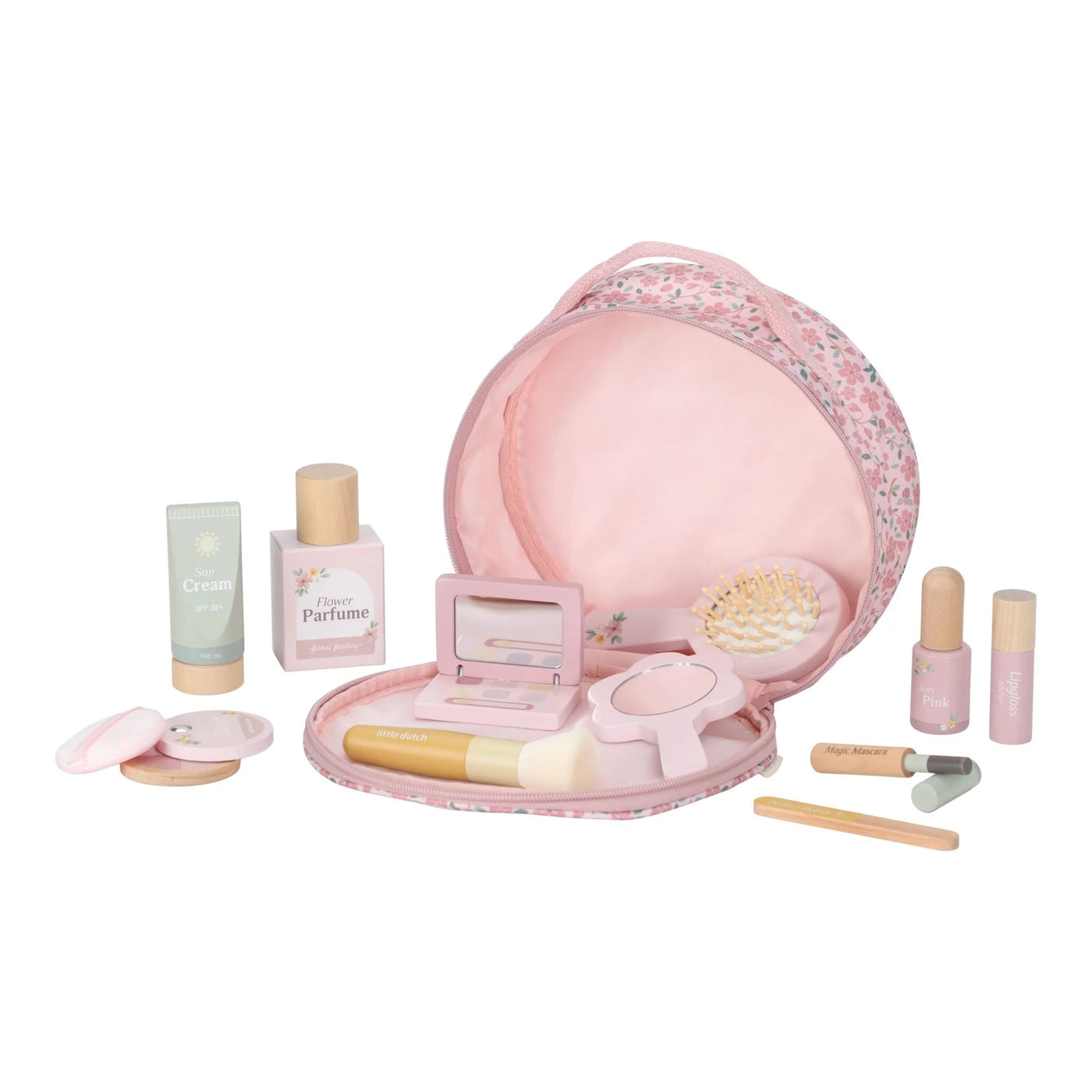 Holz-Make-up-Set - Mehrfarbig - Essentials