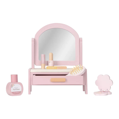 Little Dutch- Holz Frisiertisch - Rosa - Essentials
