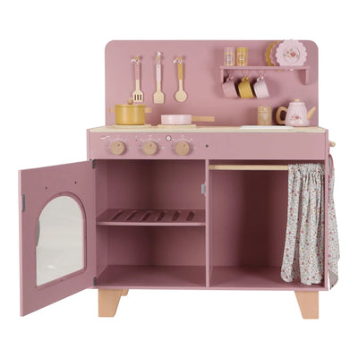 Holzkinderspielküche - Rosa - Essentials