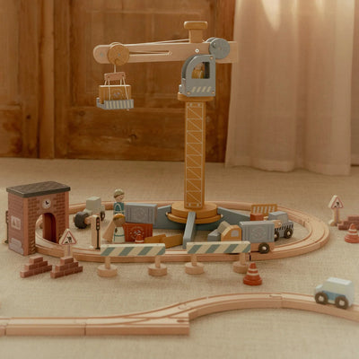 Holzkran – Mehrfarbig – Eisenbahn