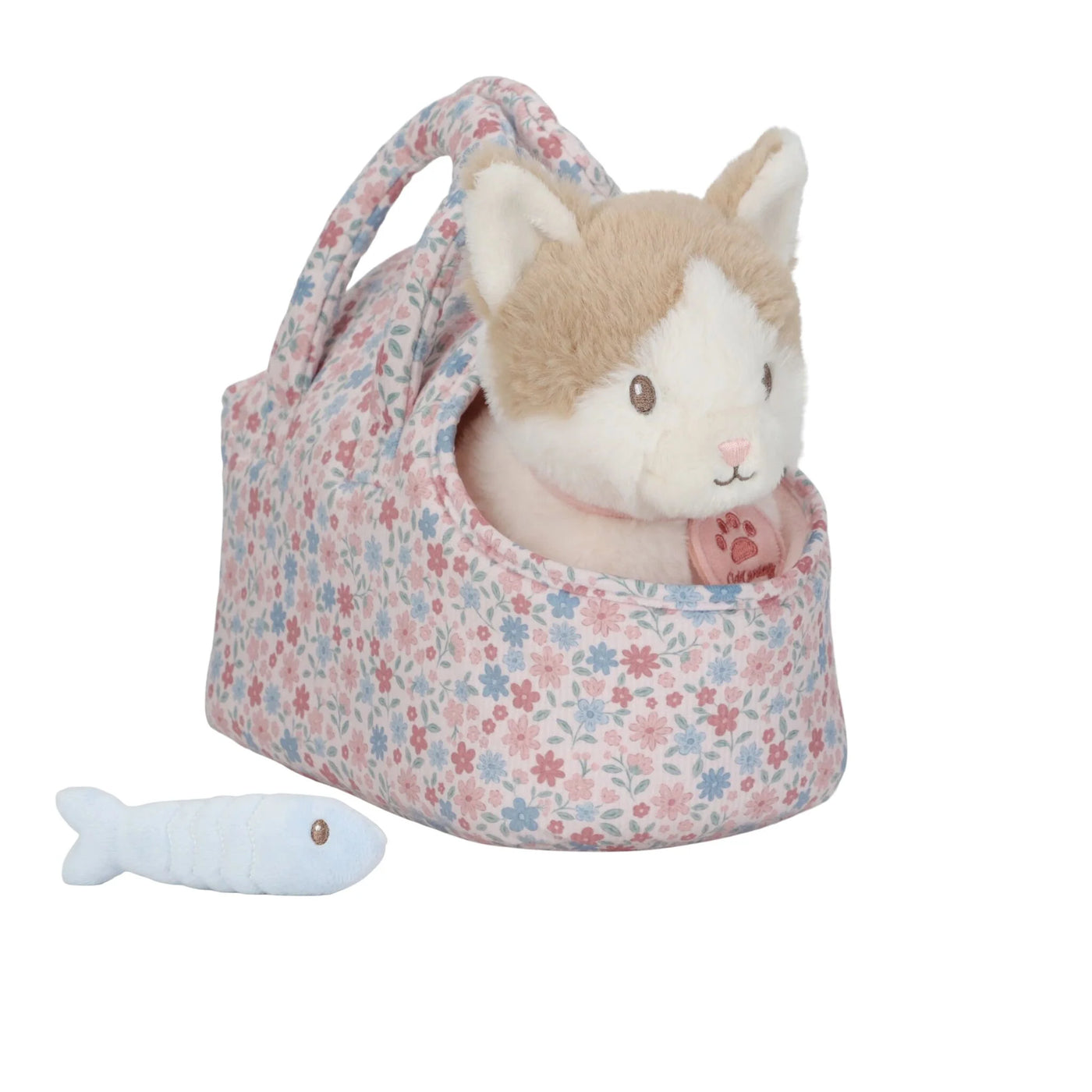 Kuscheltierkat in Tasche – Mehrfarbig – Essentials