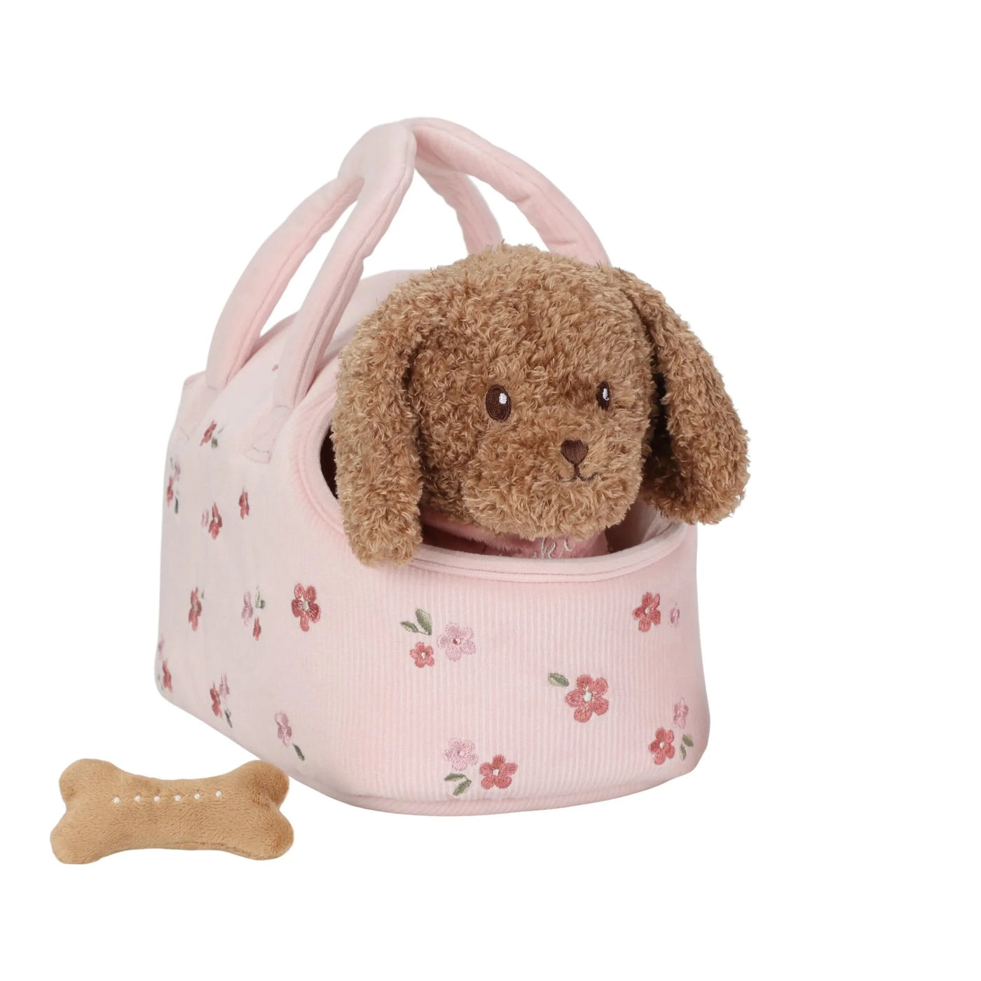 Kuschelhund in Tasche – Rosa – Essentials