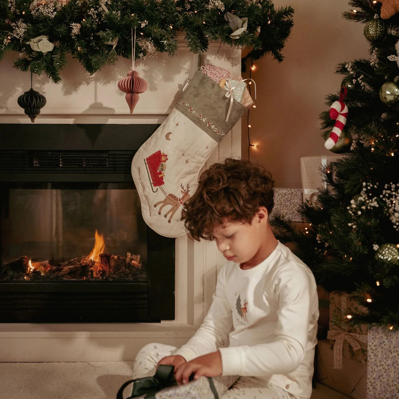 Weihnachtssocke XL – Grün – Weihnachten