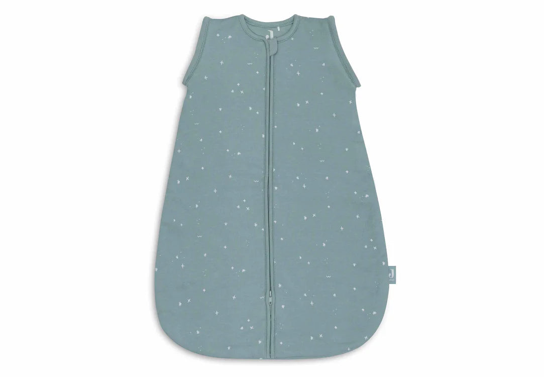 Jollein-Baby Schlafsack mit abnehmbaren Ärmeln 60cm Twinkling - Sea Green-Grün