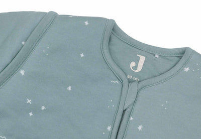 Jollein-Baby Schlafsack mit abnehmbaren Ärmeln 60cm Twinkling - Sea Green-Grün