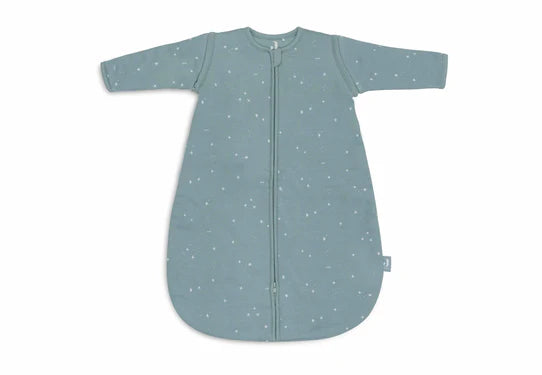 Jollein-Baby Schlafsack mit abnehmbaren Ärmeln 60cm Twinkling - Sea Green-Grün