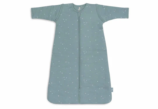 Jollein-Baby Schlafsack mit abnehmbaren Ärmeln 90cm Twinkling - Sea Green-Grün