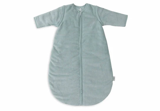 Jollein-Baby Schlafsack mit abnehmbaren Ärmeln 70cm Rib - Sea Green-Grün