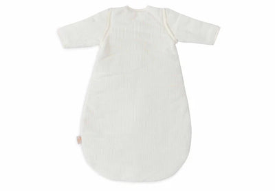 Jollein-Baby Schlafsack mit abnehmbaren Ärmeln 70cm Rib - Ivory-Weiß