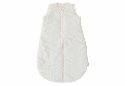 Jollein-Baby Schlafsack mit abnehmbaren Ärmeln 70cm Rib - Ivory-Weiß