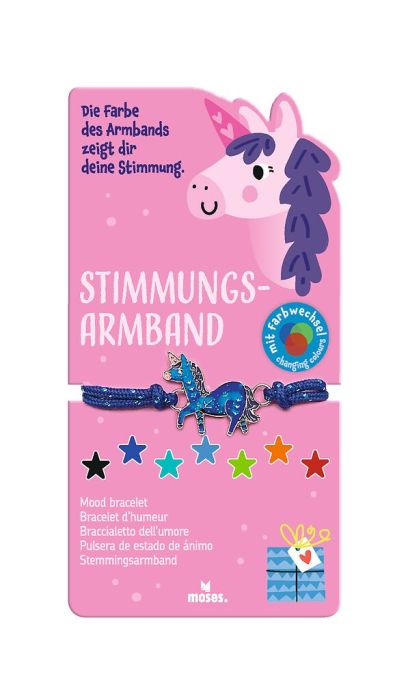 Stimmungsarmband Sternenstaub - Engel, Hund oderEinhorn