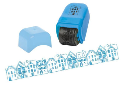 Rollstempel Winterzaube- gelb, rosa, grün oder blau