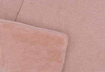 Jollein-Krabbeldecke 75x95cm Cosy Knit - Wild Rose-Rosa