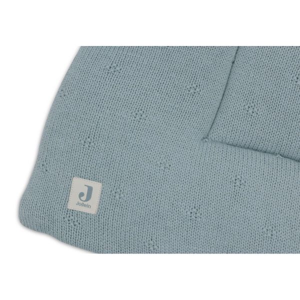 Jollein-Krabbeldecke 75x95cm Cosy Knit - Sea Green-Grün