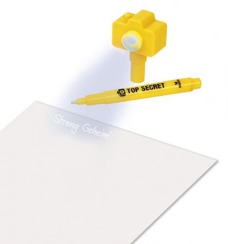 Geheimcodestift Kamera (schwarz oder gelb)
