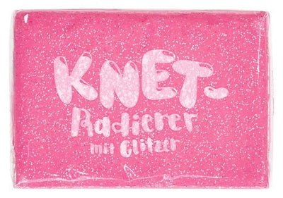 Knet-Radierer Glitzer (orange,lila, grün oder pink)