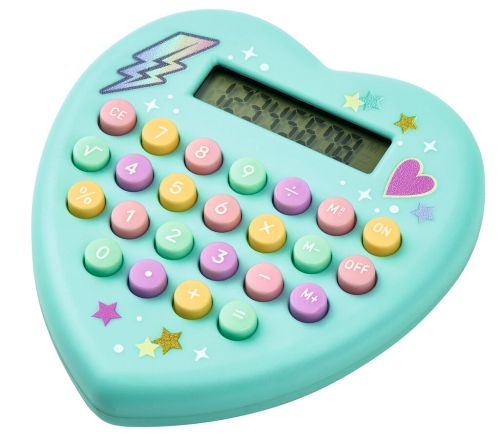 Flowers & Friends Taschenrechner in Herzform