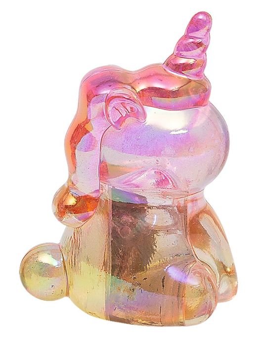 Holo Anspitzer Einhorn (rosa-orange, türkis-gelb, pink-blau oder hellblau-rosa)