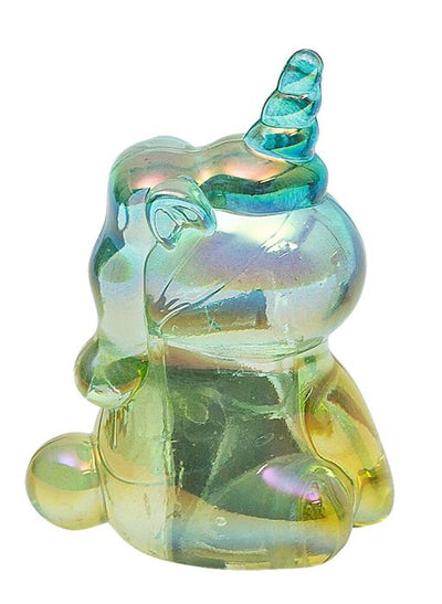 Holo Anspitzer Einhorn (rosa-orange, türkis-gelb, pink-blau oder hellblau-rosa)