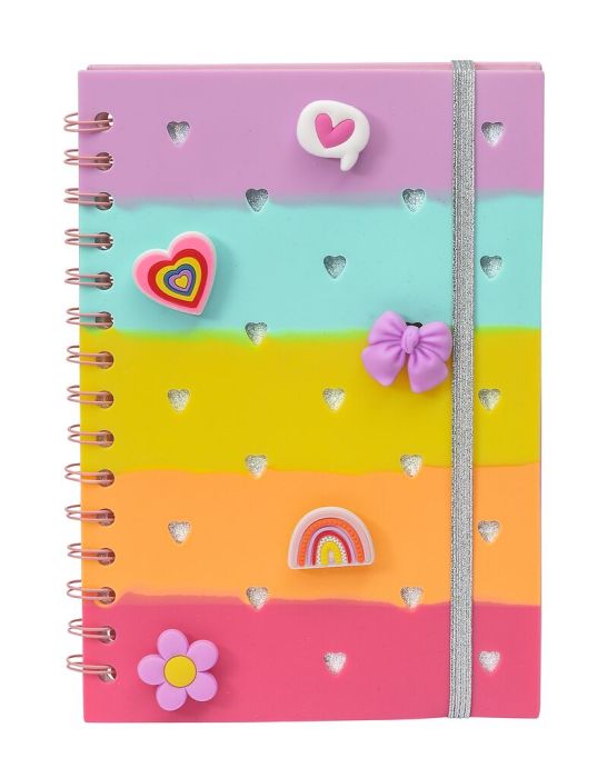 Holo Notizbuch mit Charms