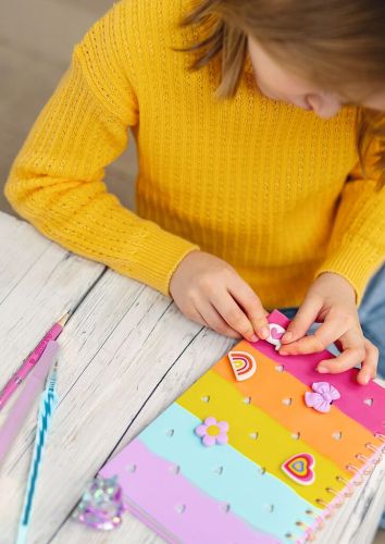 Holo Notizbuch mit Charms