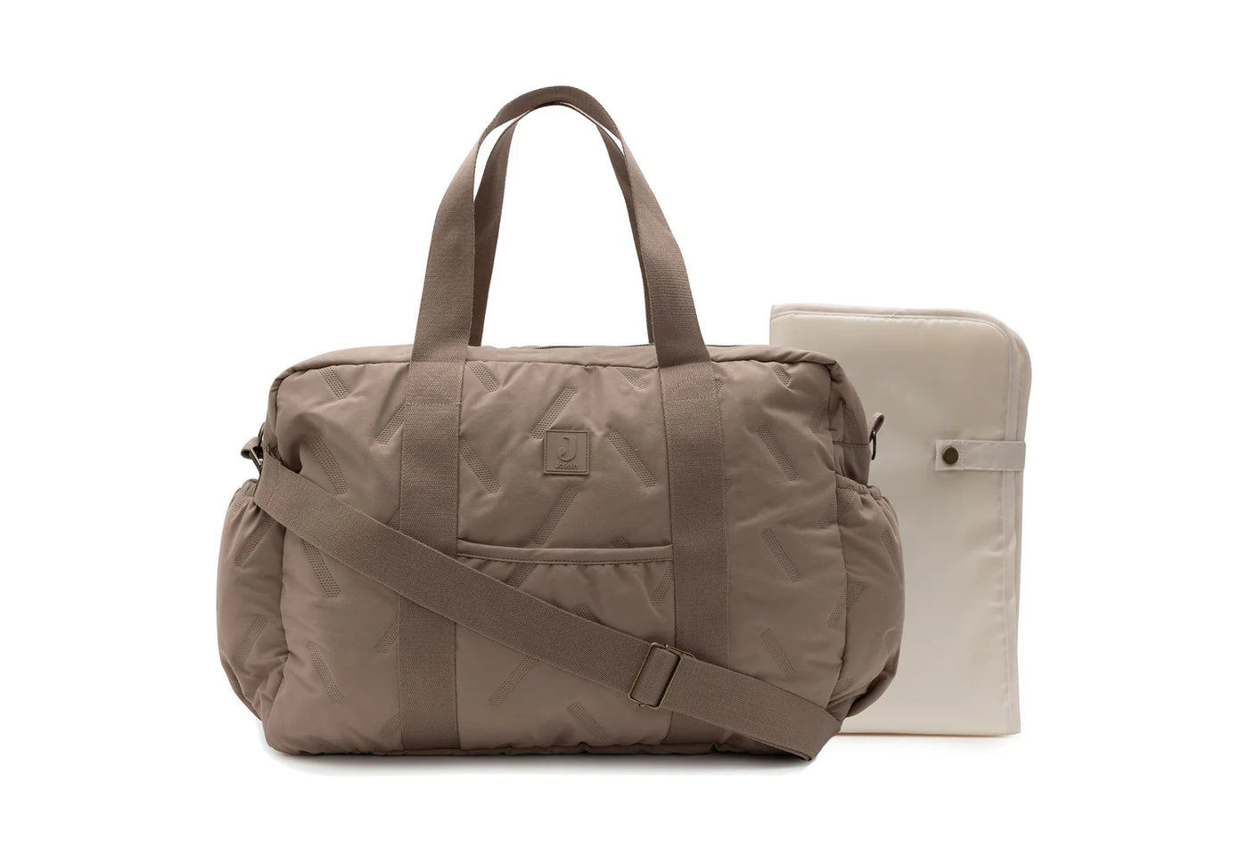Jollein- Wickeltasche - Embossed - Milky Coffee