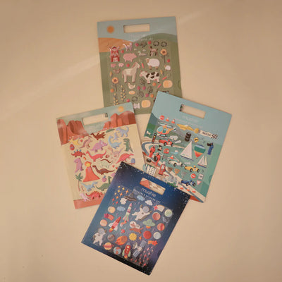 Mushie - Wiederverwendbare Sticker-Set (Dino)